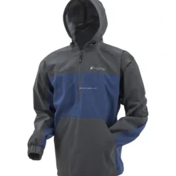 Fishing Line^ Frogg Toggs Pilot Technical Hoodie, Carbon, Dust Blue, Size MD - Your Premium Fishing Gear Store Rods Lines Baits Accessories