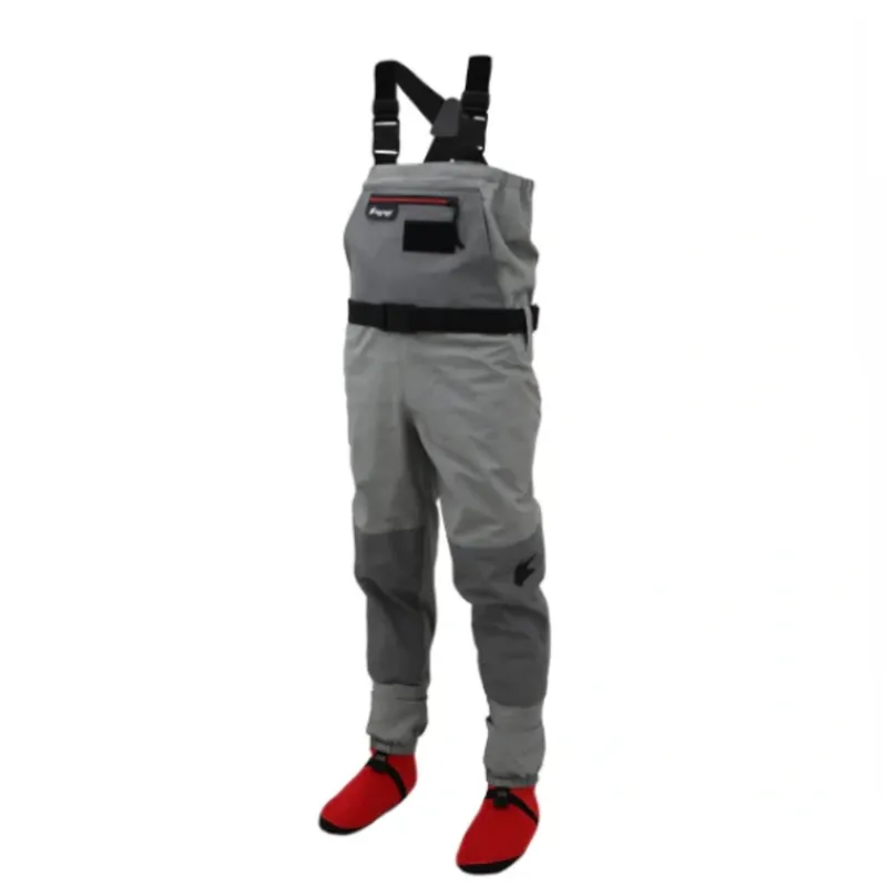 Shop All^ Frogg Toggs Youth Hellbender Pro Stockingfoot Chest Wader - Gray - Size LG - Your Premium Fishing Gear Store Rods Lines Baits Accessories