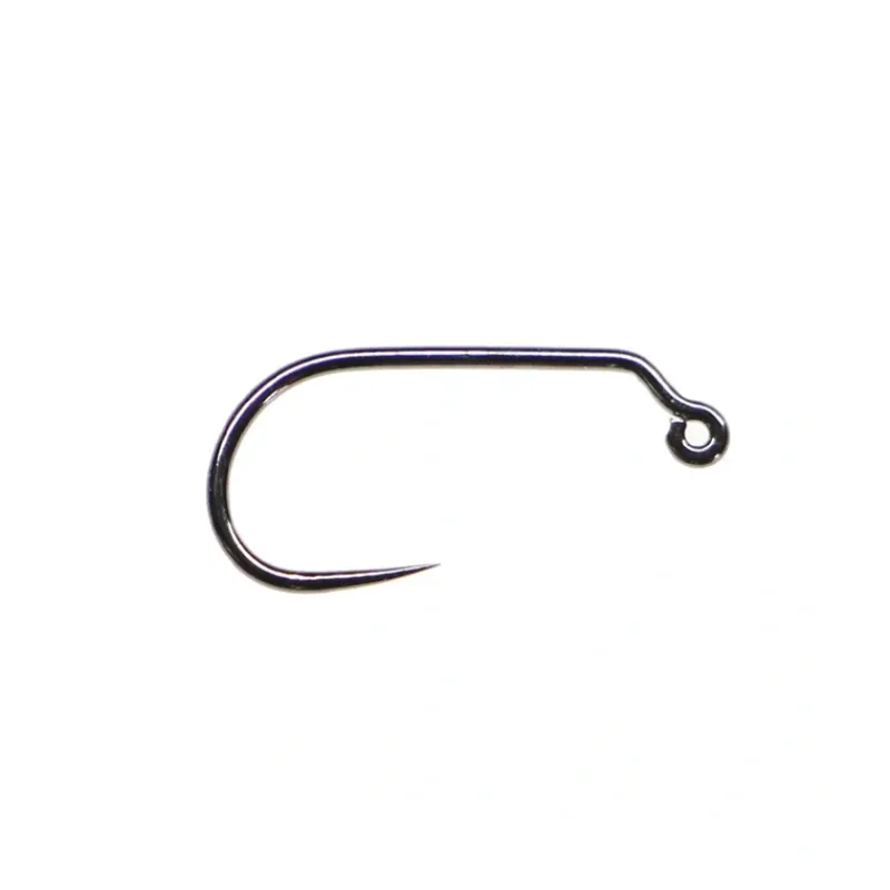 Fly Fishing^ Fulling Mill Jig Force Black Nickel Barbless Hook - Your Premium Fishing Gear Store Rods Lines Baits Accessories