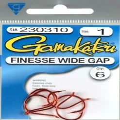Bait^ Gamakatsu Finesse Wide Gap Hook - Your Premium Fishing Gear Store Rods Lines Baits Accessories