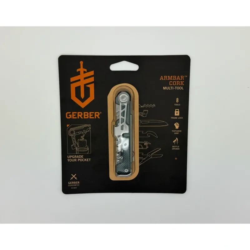Fishing Line^ Gerber Armbar Cork Multi-Tool, Onyx - Your Premium Fishing Gear Store Rods Lines Baits Accessories