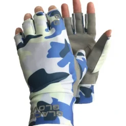 Shop All^ Glacier Ascension Bay Sun Glove, Blue Camo-Xlarge XL - Your Premium Fishing Gear Store Rods Lines Baits Accessories