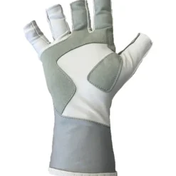 Shop All^ Glacier Islamorada Sun Glove - Light Gray, Large - Your Premium Fishing Gear Store Rods Lines Baits Accessories