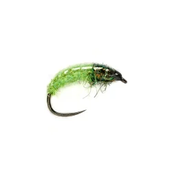 Shop All^ Glister Grub Green Barbless - Your Premium Fishing Gear Store Rods Lines Baits Accessories