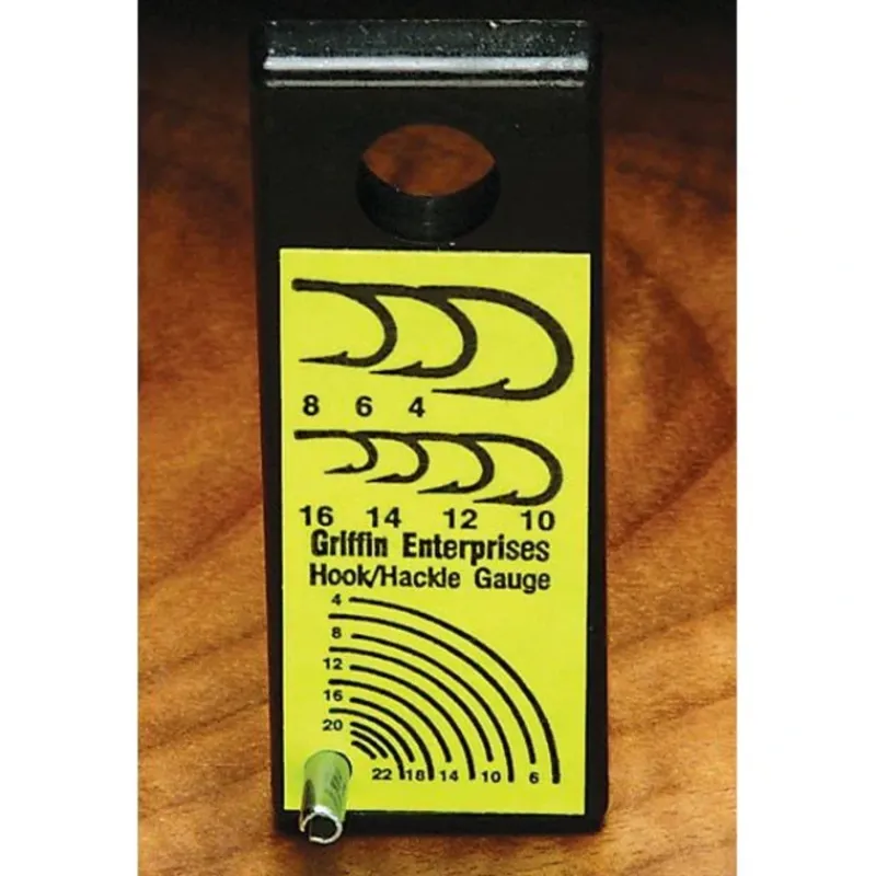 Shop All^ Griffin Hook Hackle Gauge - Your Premium Fishing Gear Store Rods Lines Baits Accessories