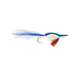 Fly Fishing^ Gurgler Blue & White - Your Premium Fishing Gear Store Rods Lines Baits Accessories