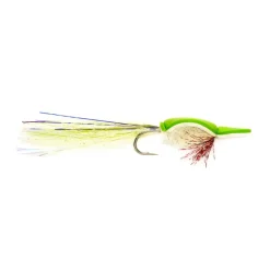 Fly Fishing^ Gurgler Chartreuse & White - Your Premium Fishing Gear Store Rods Lines Baits Accessories