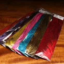 Fly Fishing^ Half Grizzly Saddle Hackle - Your Premium Fishing Gear Store Rods Lines Baits Accessories