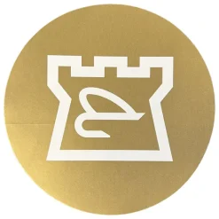 Shop All^ Hardy Round Gold Sticker - Your Premium Fishing Gear Store Rods Lines Baits Accessories