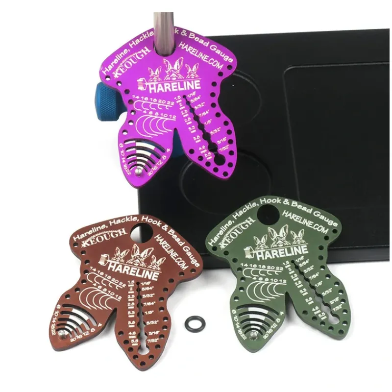 Fishing Line^ Hareline Hackle, Hook, & Bead Gauge - Your Premium Fishing Gear Store Rods Lines Baits Accessories