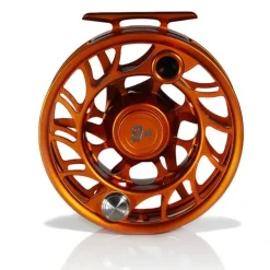 Fishing Line^ Hatch Campfire Orange Iconic Limited Edition Fly Reel 9 Plus - Your Premium Fishing Gear Store Rods Lines Baits Accessories