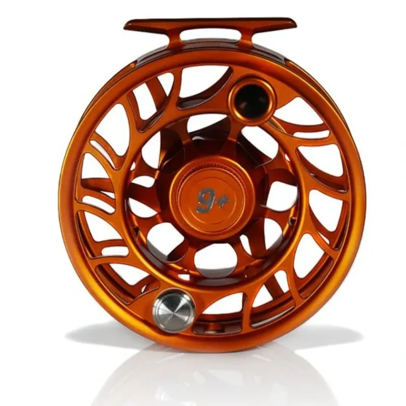 Fishing Line^ Hatch Campfire Orange Iconic Limited Edition Fly Reel 9 Plus - Your Premium Fishing Gear Store Rods Lines Baits Accessories