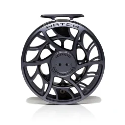 Fishing Line^ Hatch Iconic 11 Plus Fly Reel Grey - Your Premium Fishing Gear Store Rods Lines Baits Accessories