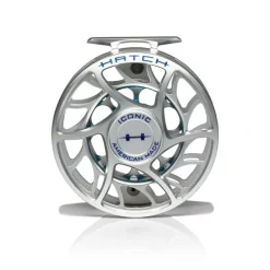 Fishing Line^ Hatch Iconic 9 Plus Fly Reel Clear Blue - Your Premium Fishing Gear Store Rods Lines Baits Accessories