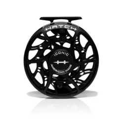 Fishing Line^ Hatch Iconic 9 Plus Fly Reel Black - Your Premium Fishing Gear Store Rods Lines Baits Accessories