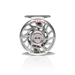 Fishing Line^ Hatch Iconic 4 Plus Fly Reel Clear Red - Your Premium Fishing Gear Store Rods Lines Baits Accessories