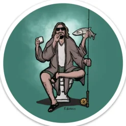 Shop All^ Heavily Meditated Sticker - Your Premium Fishing Gear Store Rods Lines Baits Accessories