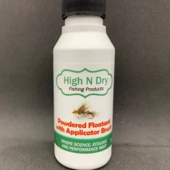 Fly Fishing^ High N Dry Powdered Floatant with Applicator Brush - Your Premium Fishing Gear Store Rods Lines Baits Accessories