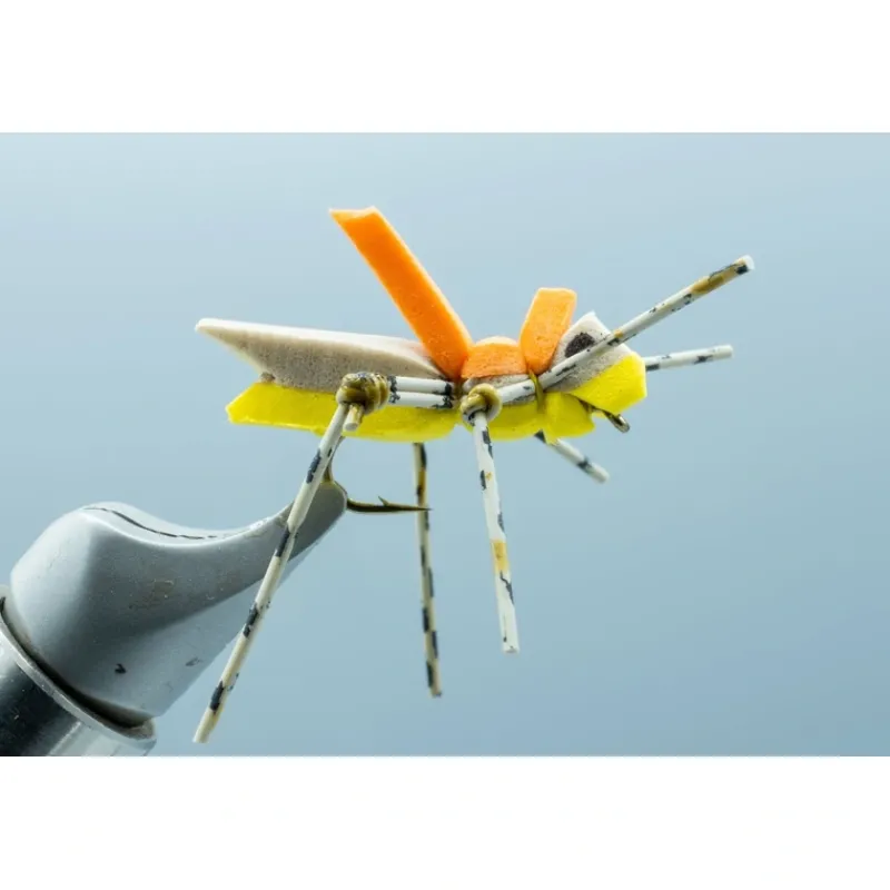 Shop All^ Hi-Vis Real Foam Hopper Yellow #12 - Your Premium Fishing Gear Store Rods Lines Baits Accessories