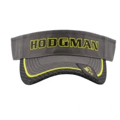 Shop All^ Hodgman Fishing Logo Charcoal One Fits All Visor, Grey - Your Premium Fishing Gear Store Rods Lines Baits Accessories