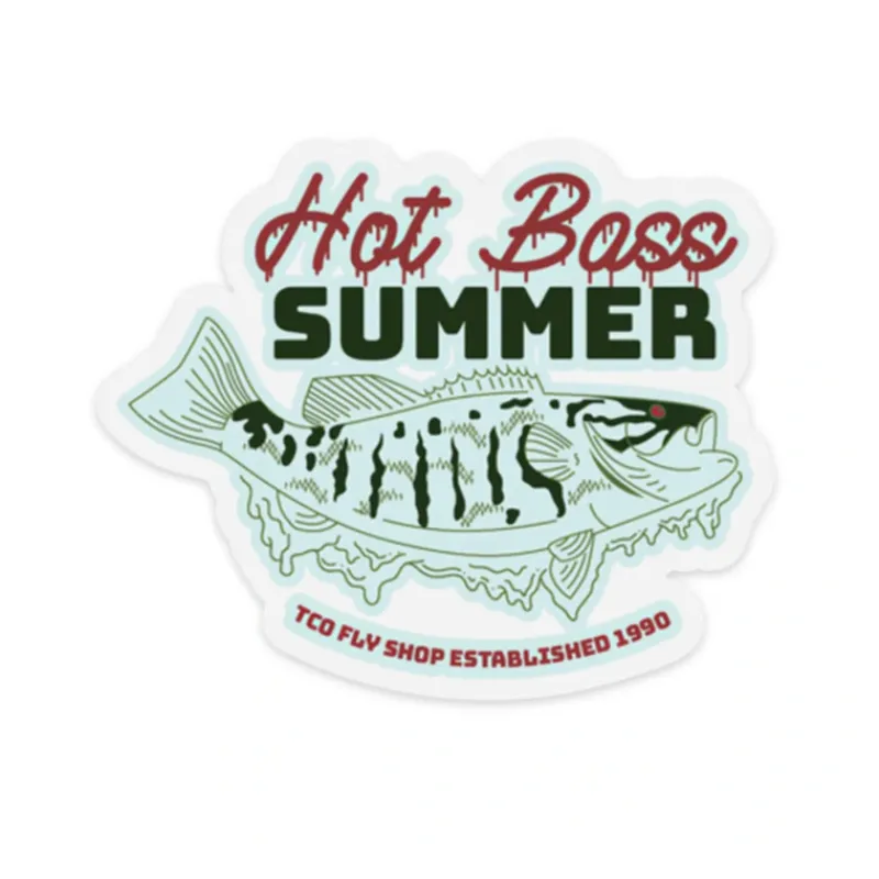 Shop All^ Hot Bass Summer Sticker - Your Premium Fishing Gear Store Rods Lines Baits Accessories