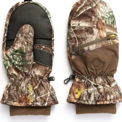 Shop All^ Hot Shot Men's Camo Huntsman Pop-Top Mittens, Realtree Edge, Large - Your Premium Fishing Gear Store Rods Lines Baits Accessories