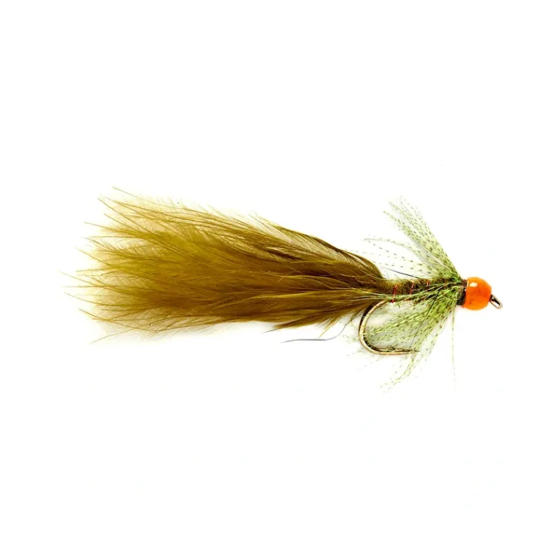 Fly Fishing^ Hothead Damsel Orange Bead - Your Premium Fishing Gear Store Rods Lines Baits Accessories