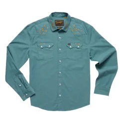 Fishing Line^ Howler Bros Crosscut Deluxe Snapshirt Noche De Paz - Your Premium Fishing Gear Store Rods Lines Baits Accessories