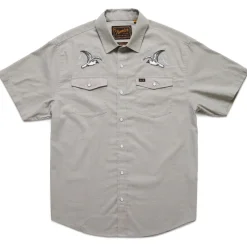 Shop All^ Howler Brothers Soarin' Seagulls H Bar B Snapshirt - Your Premium Fishing Gear Store Rods Lines Baits Accessories