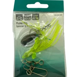 Shop All^ Hurricane Fluke Flounder Hoochie Rig, Size 2/0, 60lb Leader - Your Premium Fishing Gear Store Rods Lines Baits Accessories