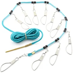 Shop All^ Hurricane HUR-62A 15' Fish Stringer w/10 SS Snaps - Your Premium Fishing Gear Store Rods Lines Baits Accessories