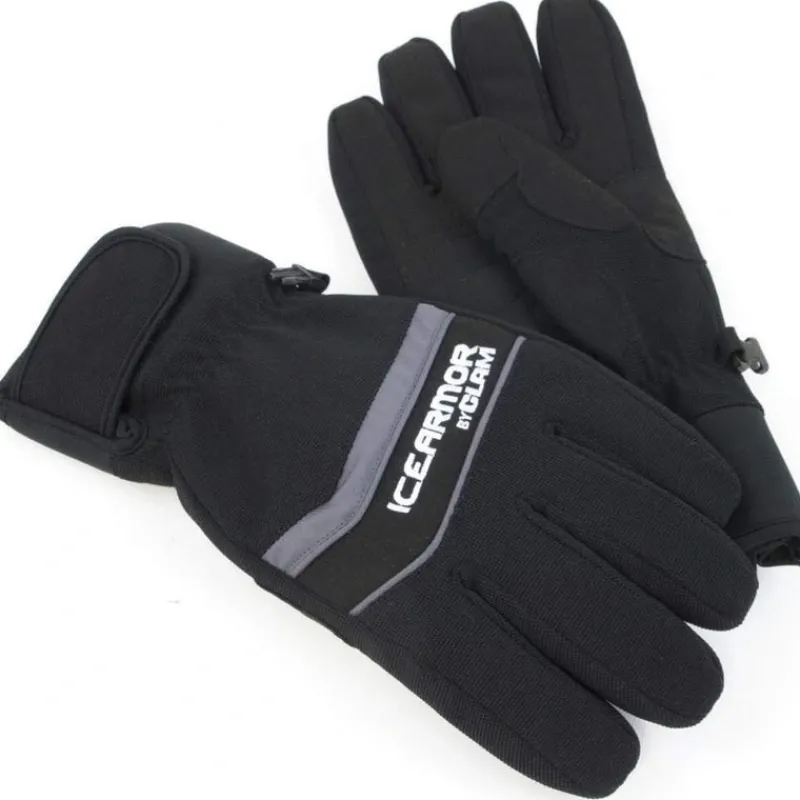 Shop All^ Ice Armor Edge Black Gloves - Your Premium Fishing Gear Store Rods Lines Baits Accessories