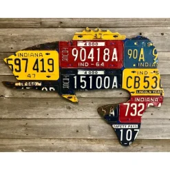 Shop All^ Indiana Largemouth Bass License Plate Art - Your Premium Fishing Gear Store Rods Lines Baits Accessories