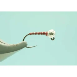 Shop All^ Jigged Zebra Midge Red #16 - Your Premium Fishing Gear Store Rods Lines Baits Accessories
