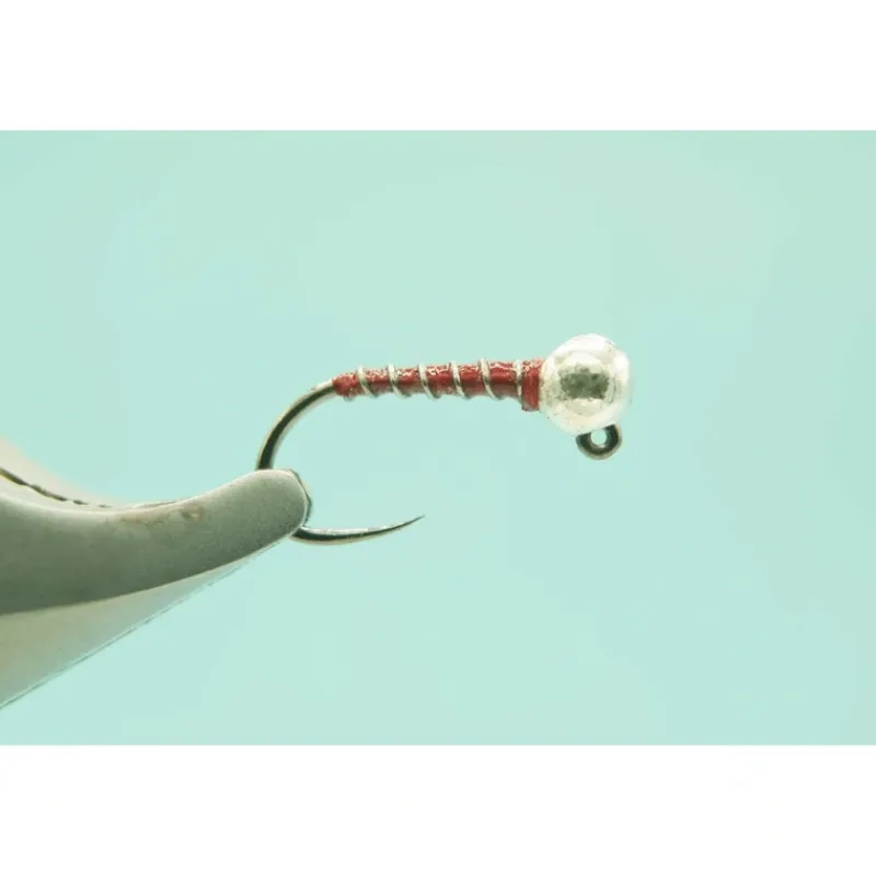 Shop All^ Jigged Zebra Midge Red #16 - Your Premium Fishing Gear Store Rods Lines Baits Accessories