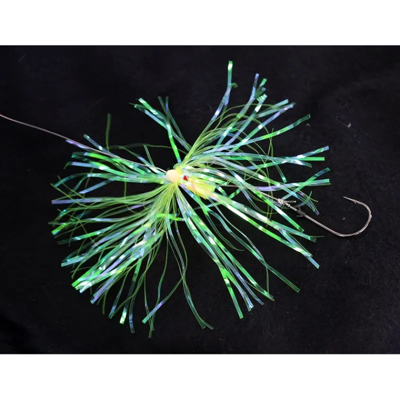 Shop All^ Jigging World Hi-Lo Grub Holder Hook Rig W/ Flash 4/0 - Your Premium Fishing Gear Store Rods Lines Baits Accessories