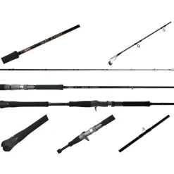 Bait^ Jigging World JW-DKC-72 Dark Knight Casting Rod 7'2" - Your Premium Fishing Gear Store Rods Lines Baits Accessories