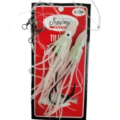 Shop All^ Jigging World Tile Fish Rig Hi-Lo 6" Squid Skirts 10/0 - Your Premium Fishing Gear Store Rods Lines Baits Accessories