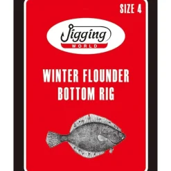 Bait^ Jigging World Winter Flounder Bottom Rig Size 4 - Your Premium Fishing Gear Store Rods Lines Baits Accessories