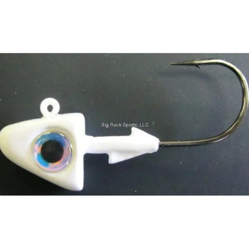 Shop All^ Kalin Ultimate Series S Jighead, 2oz, White - Your Premium Fishing Gear Store Rods Lines Baits Accessories