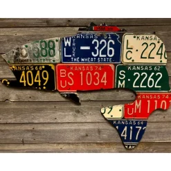 Shop All^ Kansas Largemouth Bass License Plate Art - Your Premium Fishing Gear Store Rods Lines Baits Accessories