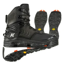 Fly Fishing^ Korkers River Ops BOA Wading Boot Vibram/Studded Vibram 12 - Your Premium Fishing Gear Store Rods Lines Baits Accessories