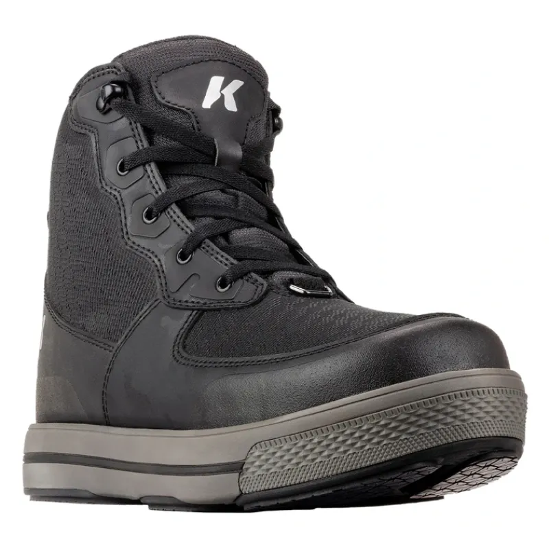 Shop All^ Korkers Stealth Sneaker Boot w/ Fixed Kling-On Rock Soles Black - Your Premium Fishing Gear Store Rods Lines Baits Accessories