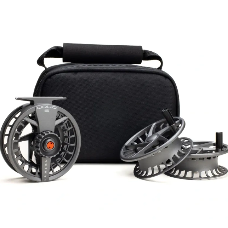 Lamson Liquid S-Series Fly Reel and Spools 3 Pack -7+ - Your Premium Fishing Gear Store Rods Lines Baits Accessories* Cheap