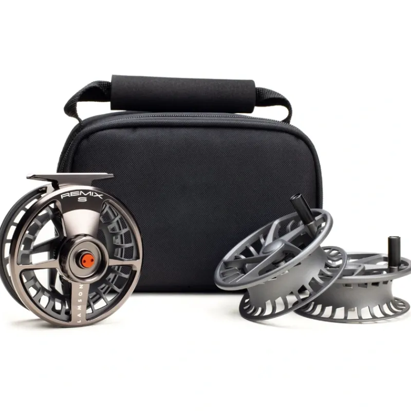 Lamson Remix S-Series Fly Reel and Spools 3 Pack -3+ - Your Premium Fishing Gear Store Rods Lines Baits Accessories* Outlet