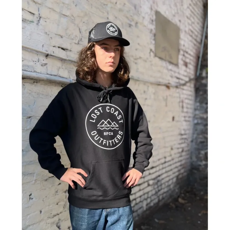 LCO Badge Hoody - Black - Your Premium Fishing Gear Store Rods Lines Baits Accessories* Store