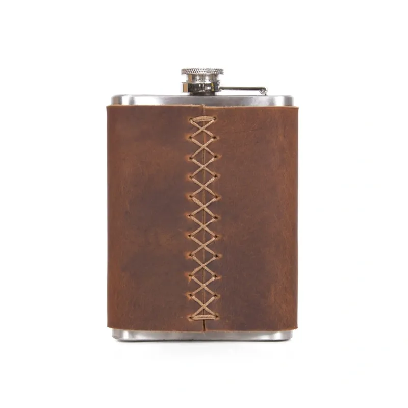 Leather Wine Flask - Your Premium Fishing Gear Store Rods Lines Baits Accessories* Cheap