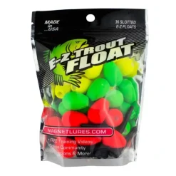 Leland 36 Slotted Bobber E-Z Trout Floats Green, Red, Yellow (87666) - Your Premium Fishing Gear Store Rods Lines Baits Accessories* Shop