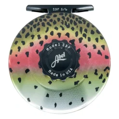 Like New Abel SDF 5/6 Native Rainbow Black Drag Knob Rosewood Handle Fly Reel - Your Premium Fishing Gear Store Rods Lines Baits Accessories* Clearance