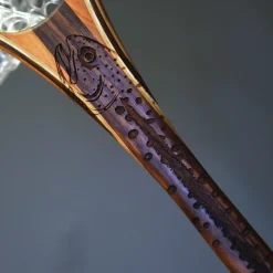 Little Dipper 12"x8" - Rainbow Trout Engraved - Classic Fly Fishing Traditional Landing Net - Your Premium Fishing Gear Store Rods Lines Baits Accessories* Flash Sale